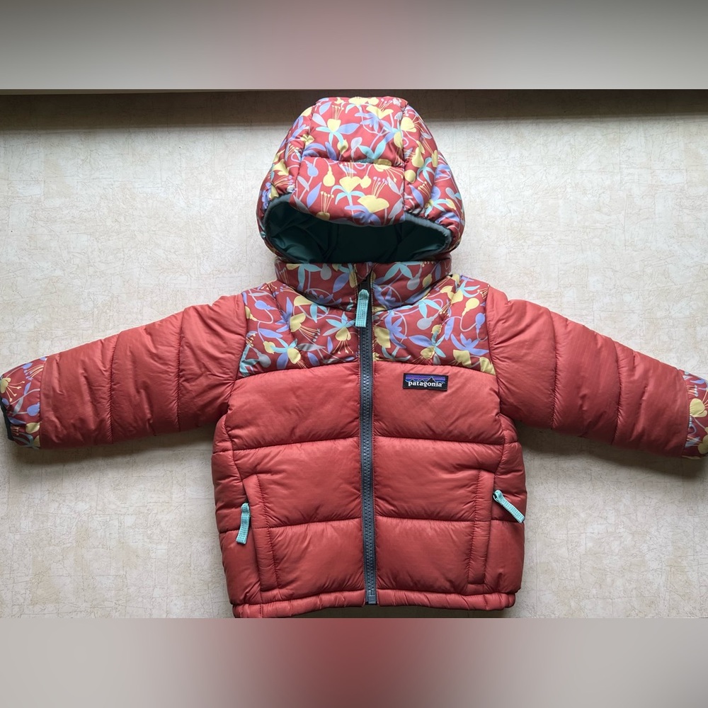 Patagonia Kids Puffer Jacket - Red, Blue and Green
